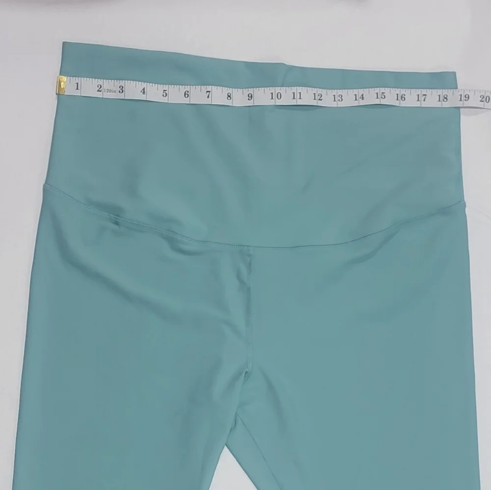 Old Navy Light Blue Powersoft Maternity High-Waisted Leggings - Picture 6 of 8